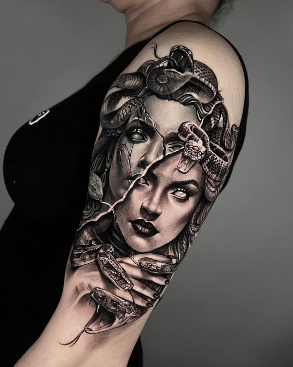 120 Medusa Tattoo Designs with Meaning