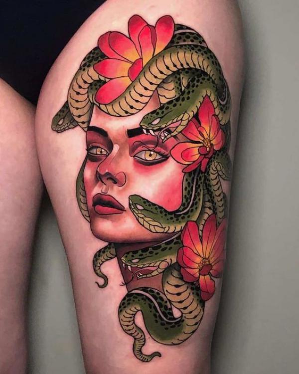 120 Medusa Tattoo Designs with Meaning