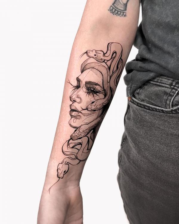 120 Medusa Tattoo Designs with Meaning