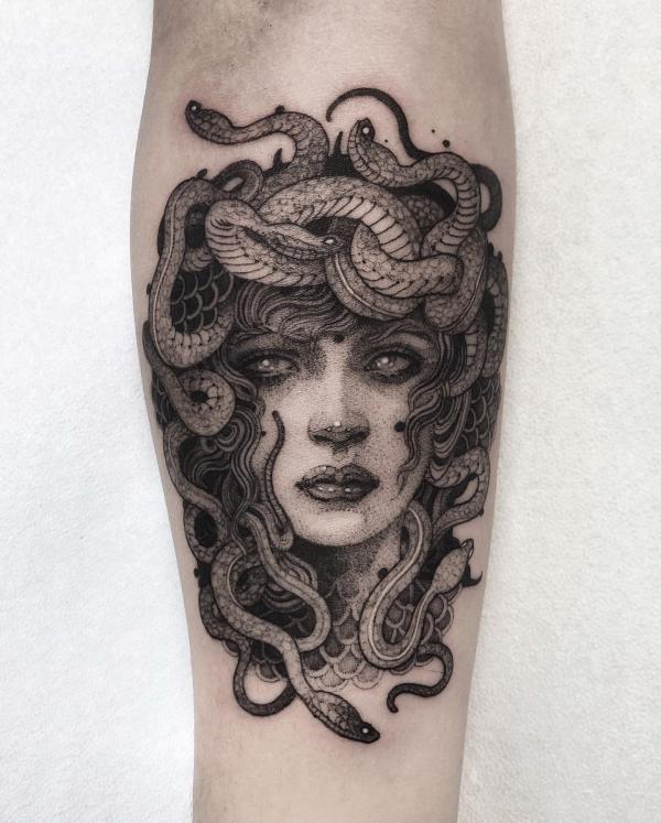 120 Medusa Tattoo Designs with Meaning