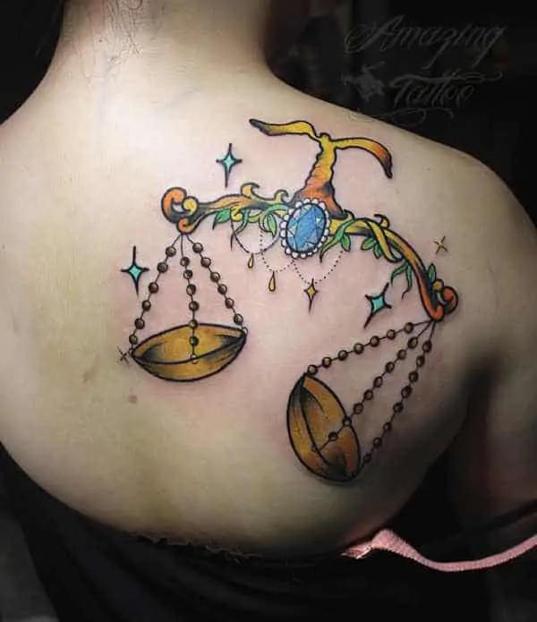 100 Libra Tattoo Ideas with Meaning