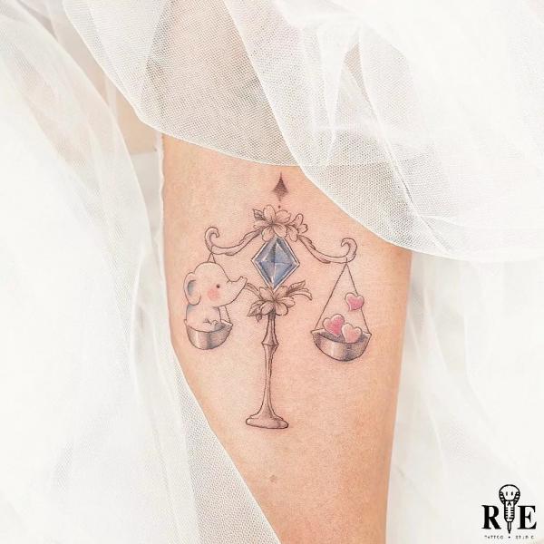 100 Libra Tattoo Ideas with Meaning