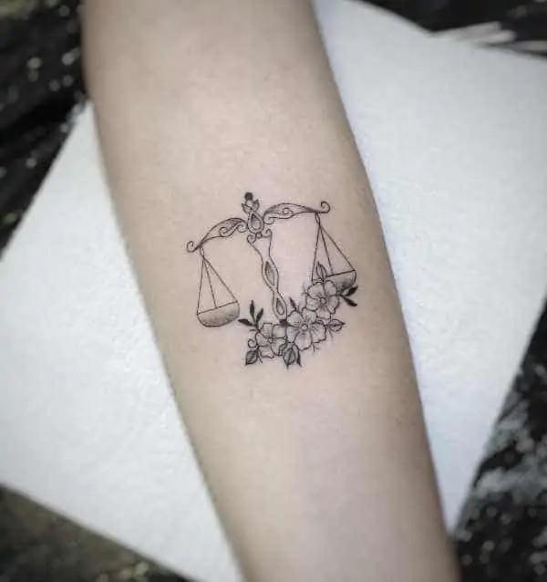 100 Libra Tattoo Ideas with Meaning
