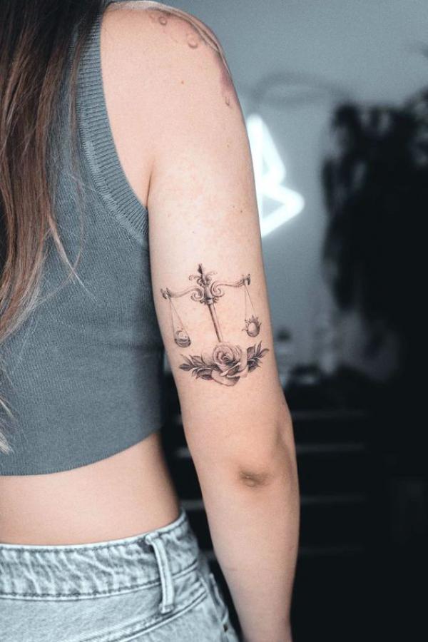 100 Libra Tattoo Ideas with Meaning