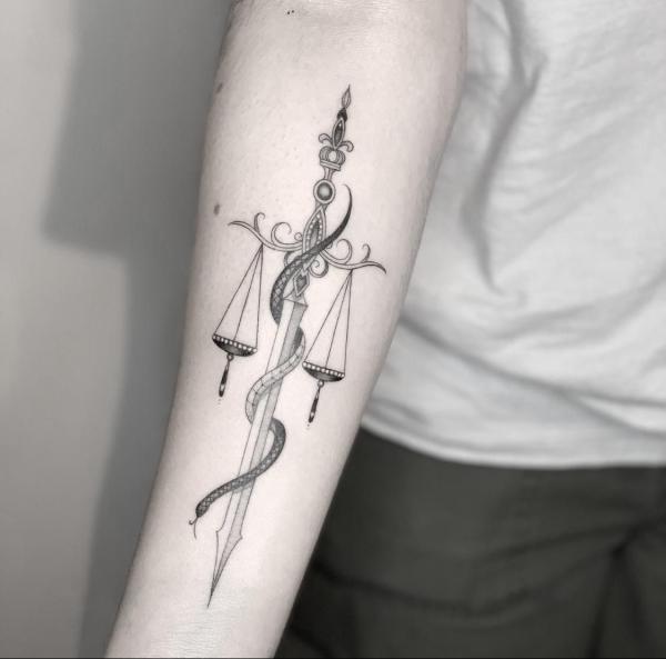 100 Libra Tattoo Ideas with Meaning