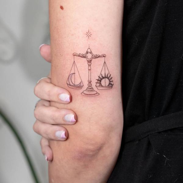 100 Libra Tattoo Ideas with Meaning