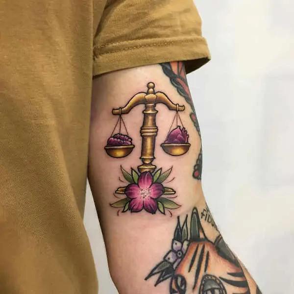 100 Libra Tattoo Ideas with Meaning