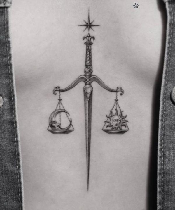 100 Libra Tattoo Ideas with Meaning