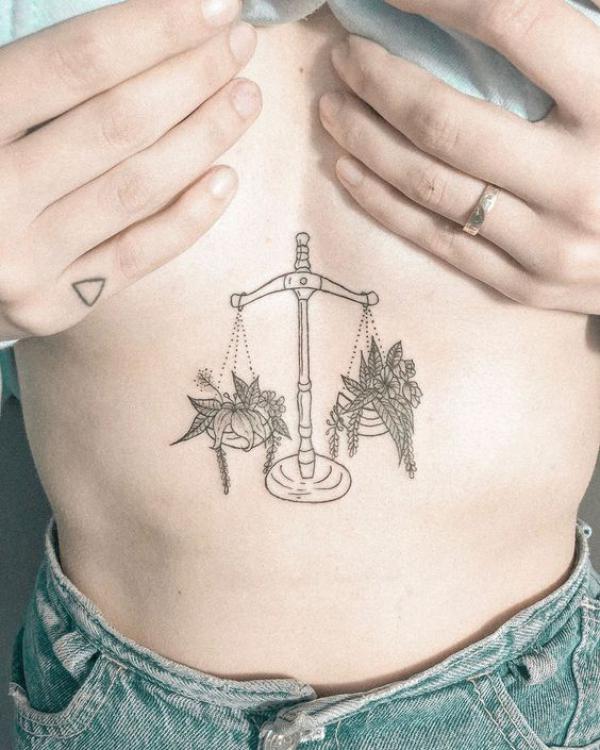100 Libra Tattoo Ideas with Meaning