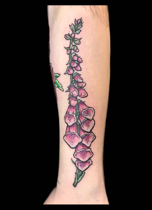 60 Foxglove Tattoo Designs with Meaning