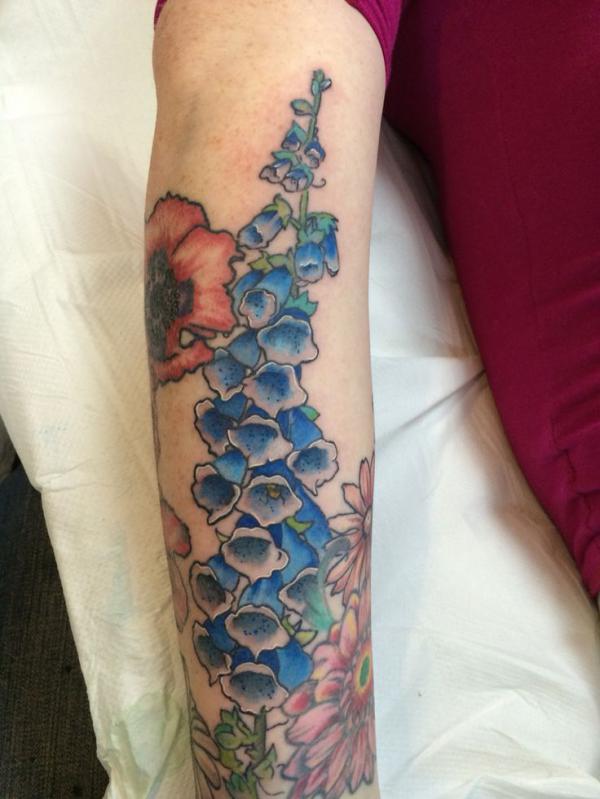 60 Foxglove Tattoo Designs with Meaning
