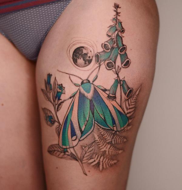 60 Foxglove Tattoo Designs with Meaning