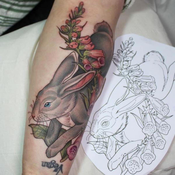 60 Foxglove Tattoo Designs with Meaning