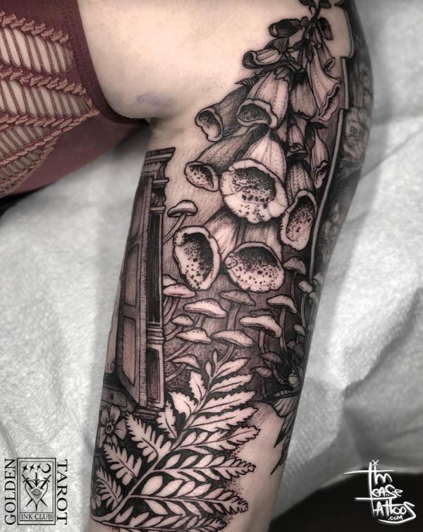 60 Foxglove Tattoo Designs with Meaning