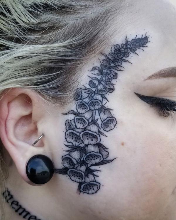 60 Foxglove Tattoo Designs with Meaning