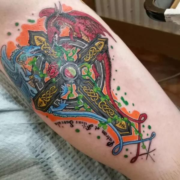 100 Celtic Cross Tattoo Designs with Meaning