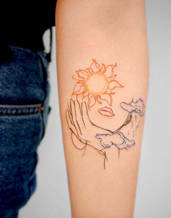 140 Outline Tattoo Ideas to Inspire Your Next Ink