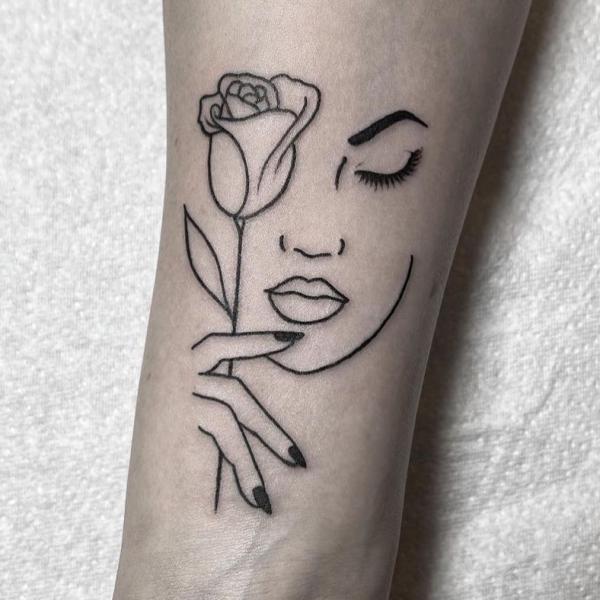 140 Outline Tattoo Ideas to Inspire Your Next Ink
