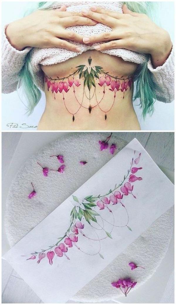 165 Unique Sternum Tattoo Designs for Women