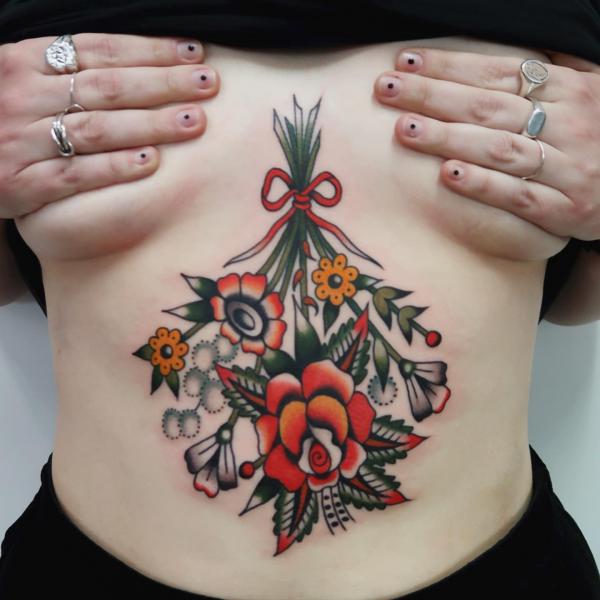 165 Unique Sternum Tattoo Designs for Women