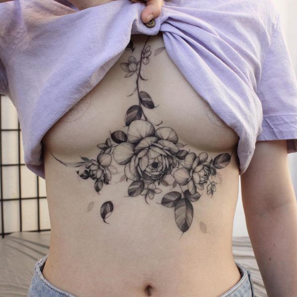 165 Unique Sternum Tattoo Designs for Women