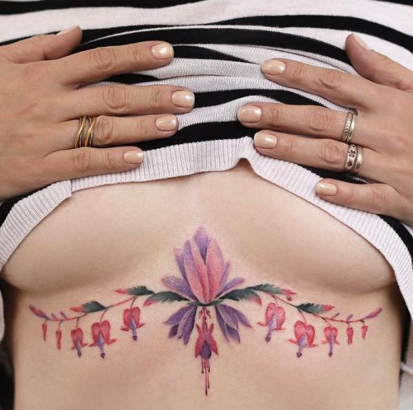165 Unique Sternum Tattoo Designs for Women