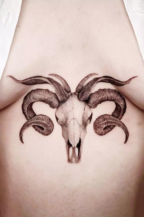 165 Unique Sternum Tattoo Designs for Women