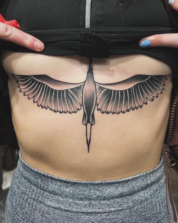 165 Unique Sternum Tattoo Designs for Women