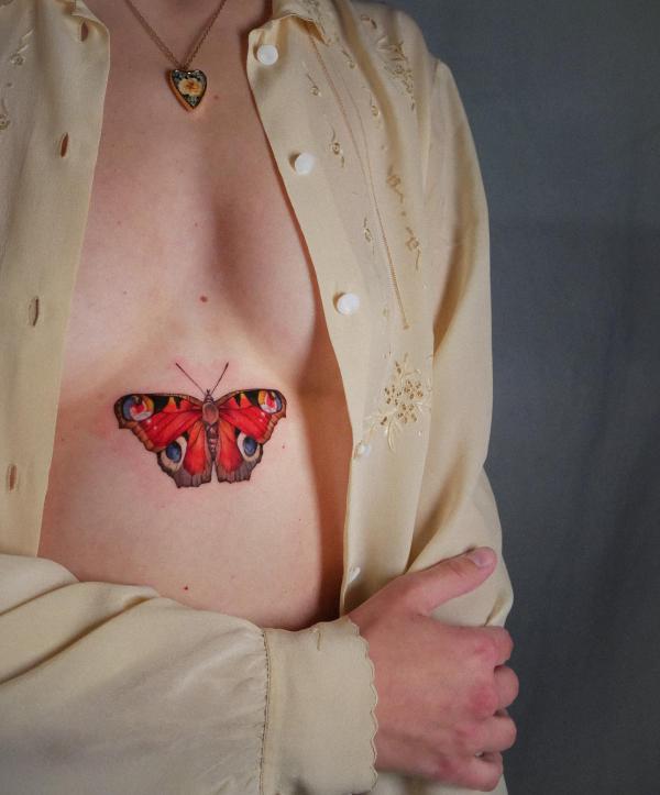 165 Unique Sternum Tattoo Designs for Women