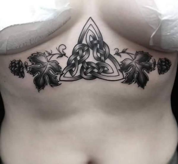 165 Unique Sternum Tattoo Designs for Women