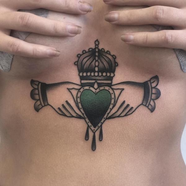 165 Unique Sternum Tattoo Designs for Women