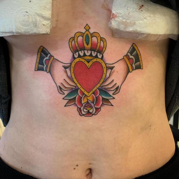 165 Unique Sternum Tattoo Designs for Women