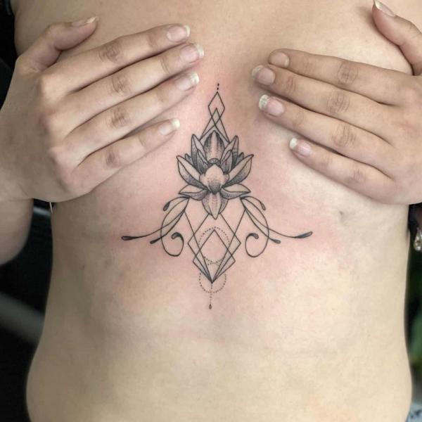 165 Unique Sternum Tattoo Designs for Women