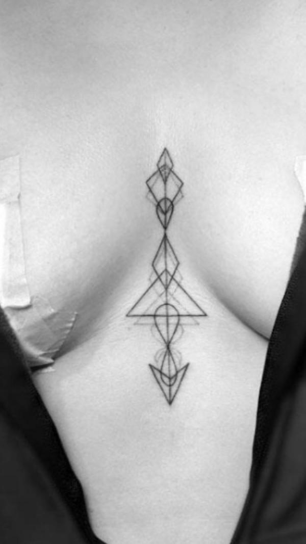 165 Unique Sternum Tattoo Designs for Women