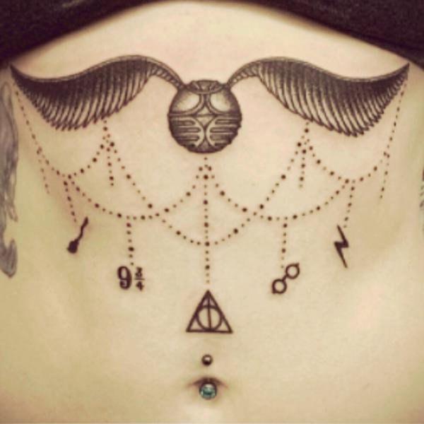 165 Unique Sternum Tattoo Designs for Women