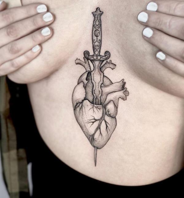 165 Unique Sternum Tattoo Designs for Women