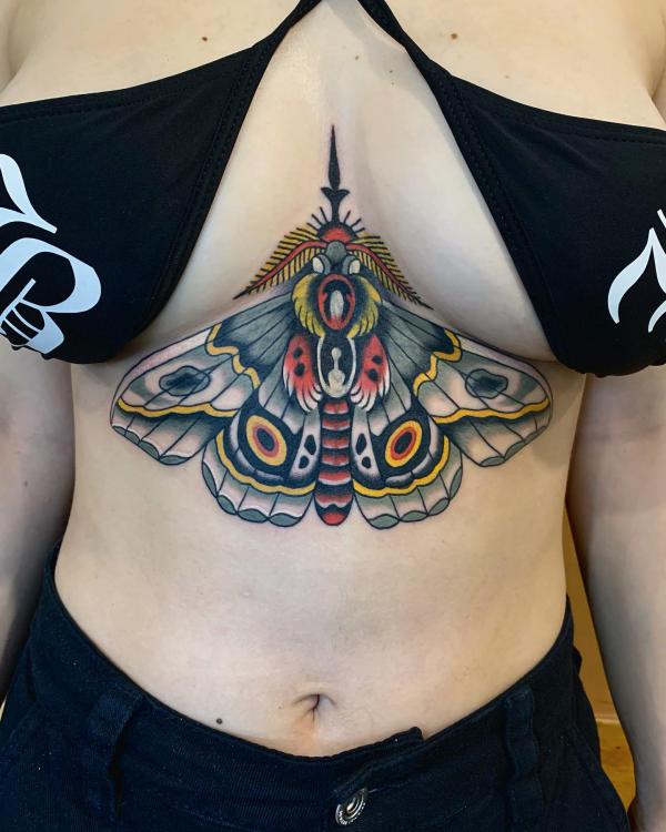 165 Unique Sternum Tattoo Designs for Women
