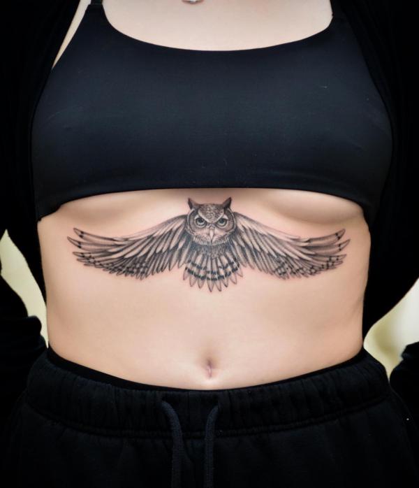 165 Unique Sternum Tattoo Designs for Women