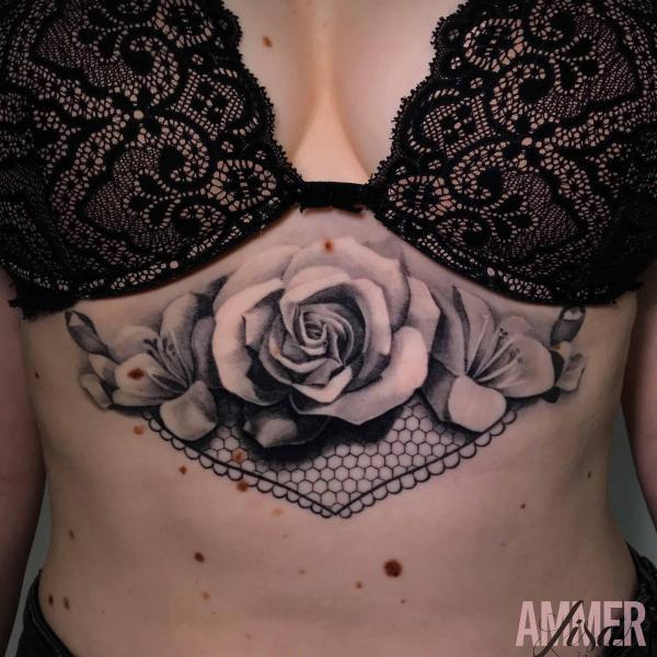 165 Unique Sternum Tattoo Designs for Women