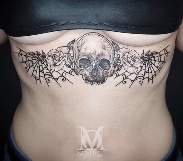 165 Unique Sternum Tattoo Designs for Women