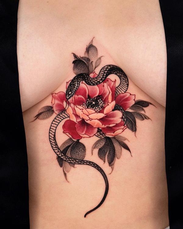 165 Unique Sternum Tattoo Designs for Women