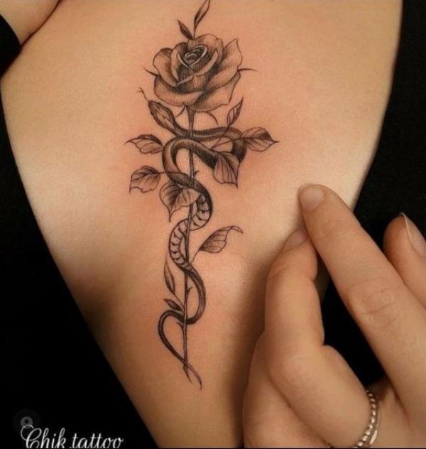 165 Unique Sternum Tattoo Designs for Women