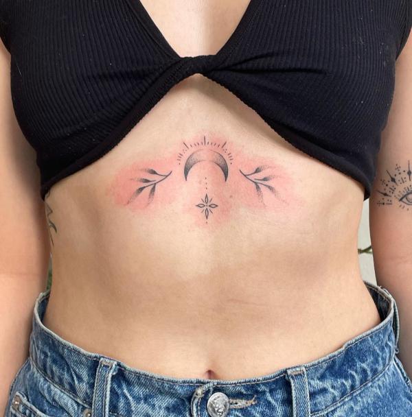 165 Unique Sternum Tattoo Designs for Women