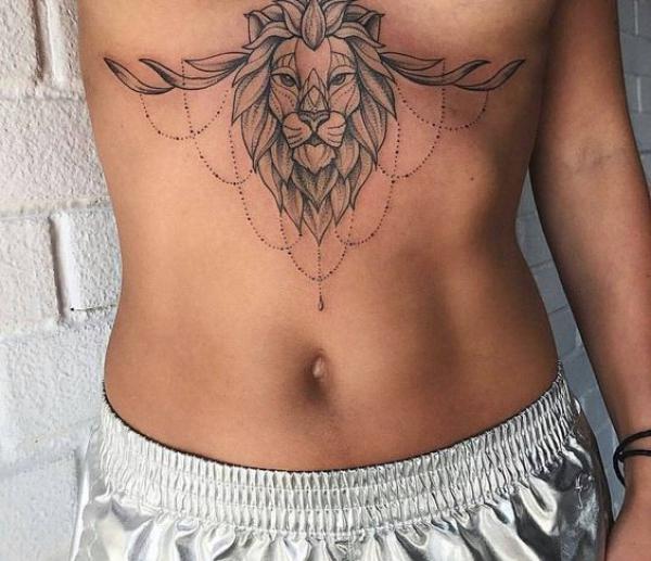 165 Unique Sternum Tattoo Designs for Women