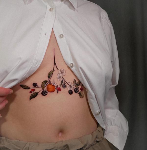 165 Unique Sternum Tattoo Designs for Women