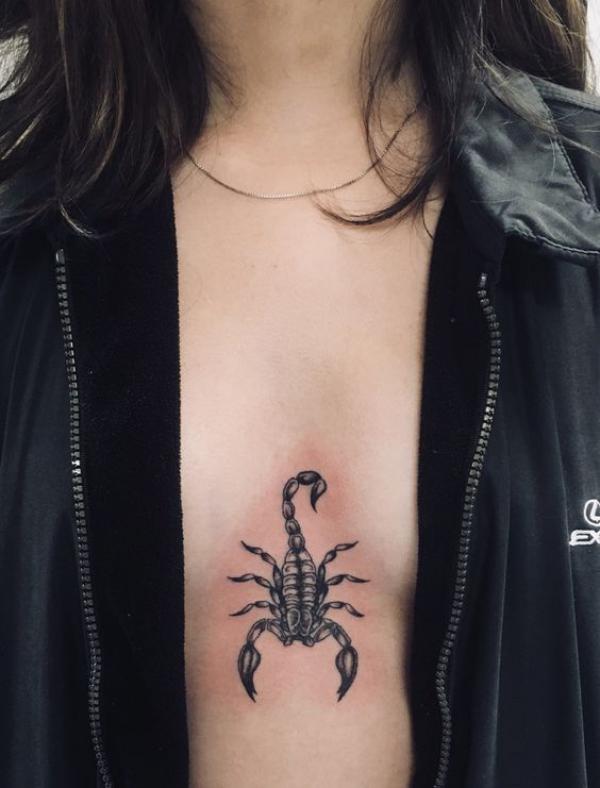 165 Unique Sternum Tattoo Designs for Women