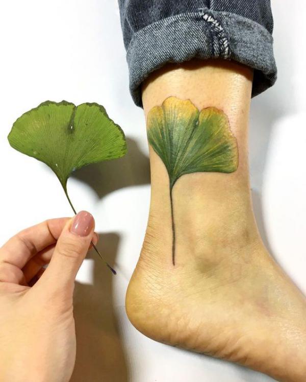 Ginkgo Leaf Tattoo: A Symbol of Resilience and Beauty