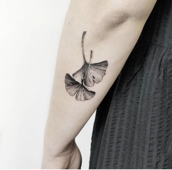 Ginkgo Leaf Tattoo: A Symbol of Resilience and Beauty