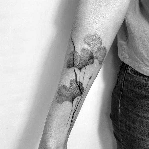 Ginkgo Leaf Tattoo: A Symbol of Resilience and Beauty