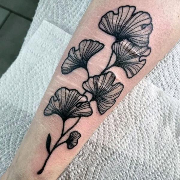 Ginkgo Leaf Tattoo: A Symbol of Resilience and Beauty